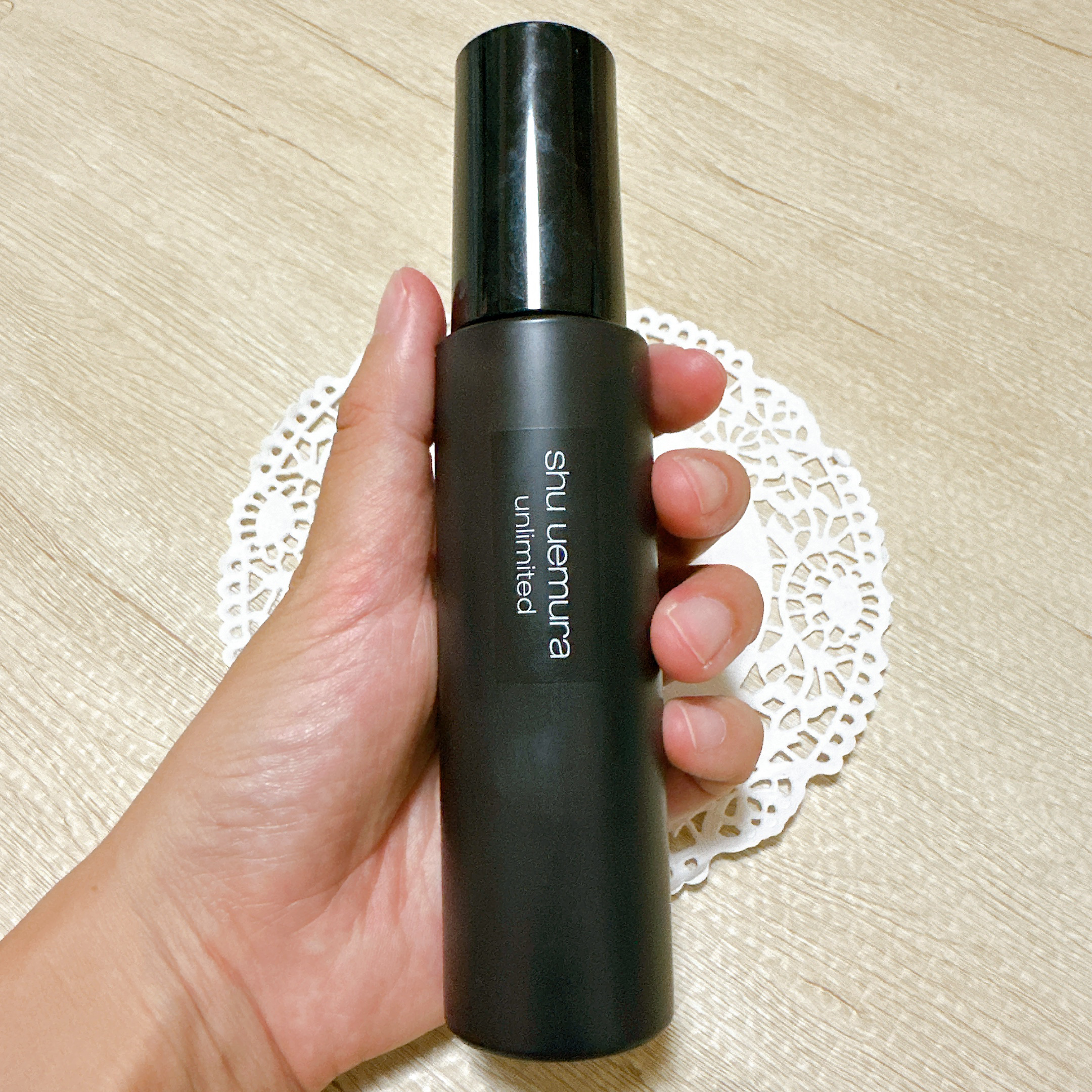 アンリミテッド メイクアップ フィックス ミスト マット ［ヨモギの香り］/shu uemura/フィックスミストを使ったクチコミ（2枚目）