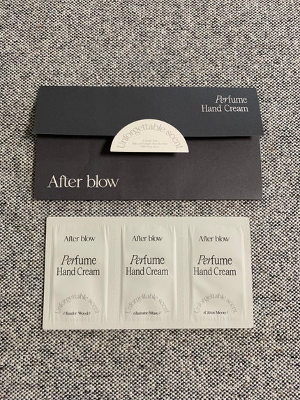 パフューム ハンドクリーム/After blow/ハンドクリームを使ったクチコミ(1枚目)