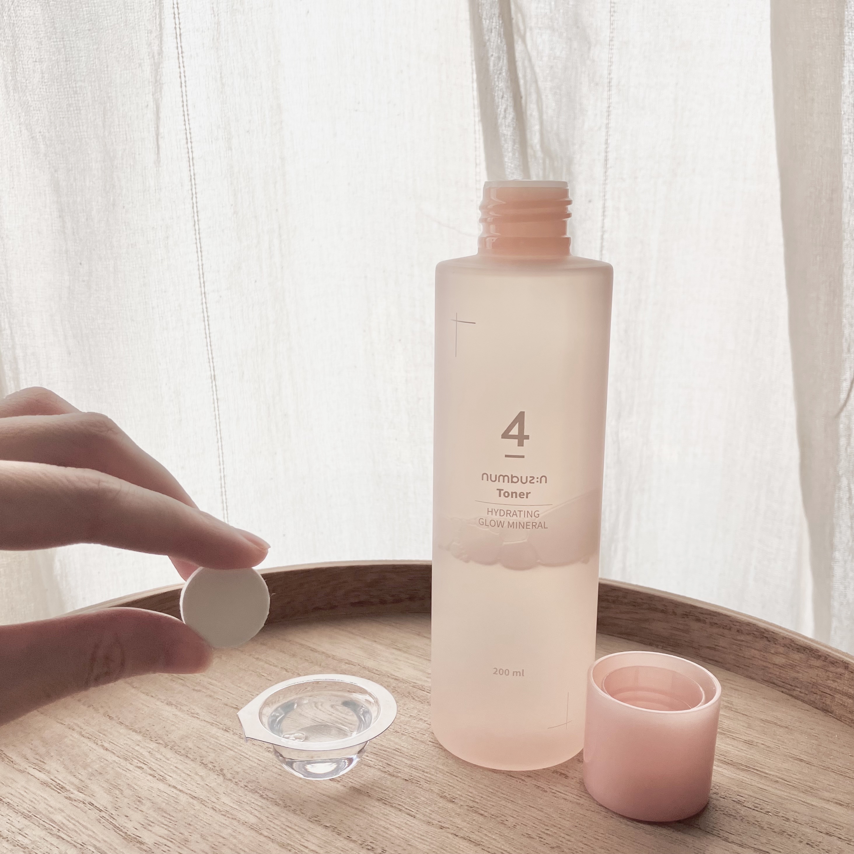 4番 ぴたっとメイクブースティングトナー/numbuzin/化粧水を使ったクチコミ（2枚目）