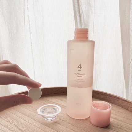 4番 ぴたっとメイクブースティングトナー/numbuzin/化粧水を使ったクチコミ(2枚目)