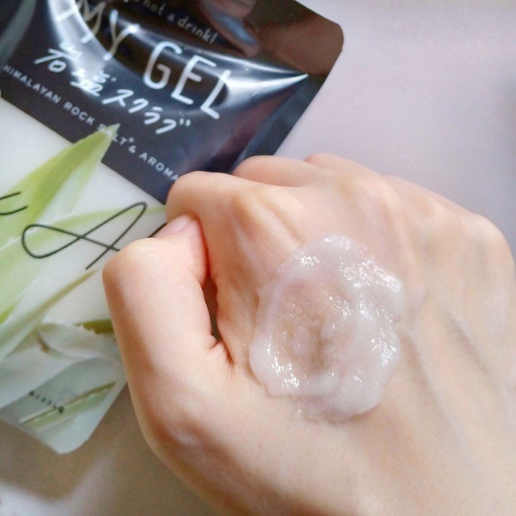 MY GEL 岩塩スクラブ/COSME RECIPE/ボディスクラブを使ったクチコミ(7枚目)
