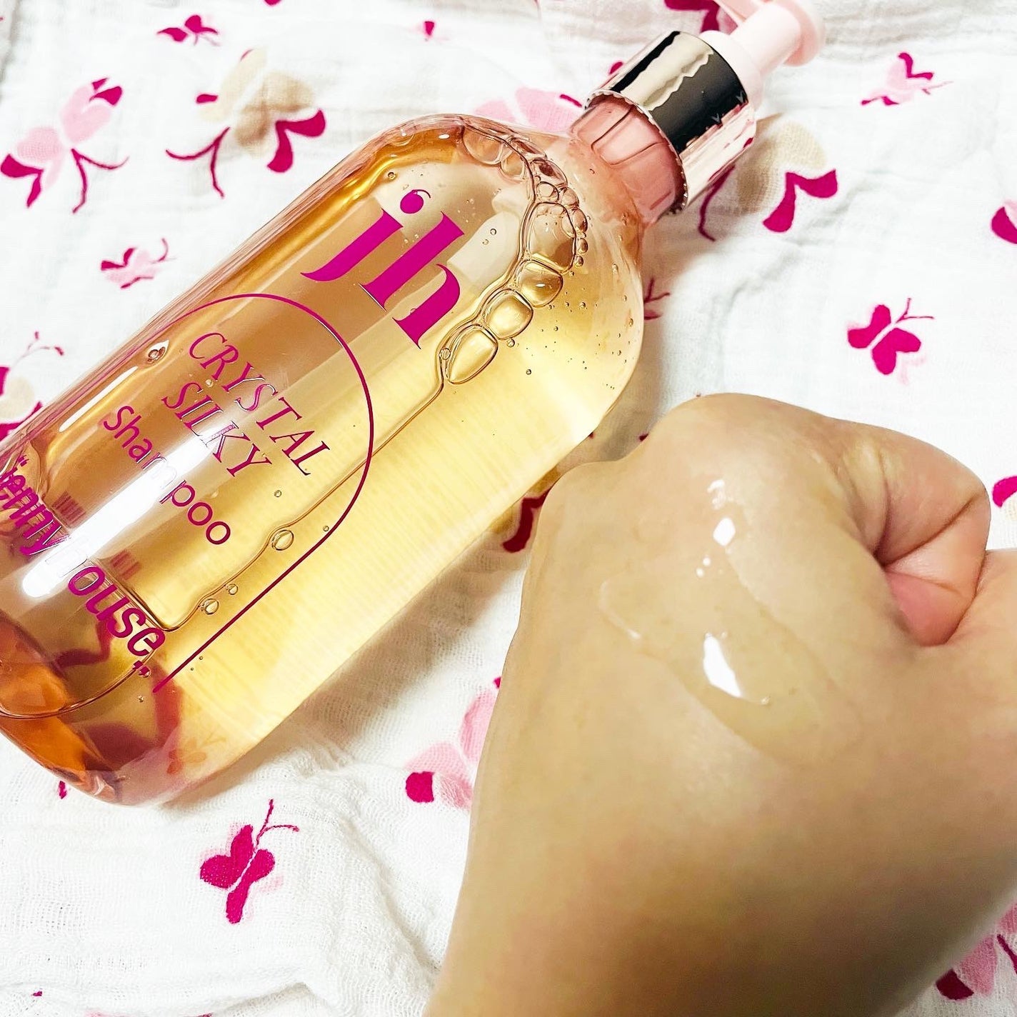 クリスタル シルキー シャンプー/トリートメント<サラサラ>/jenny house/シャンプー・コンディショナーを使ったクチコミ(3枚目)