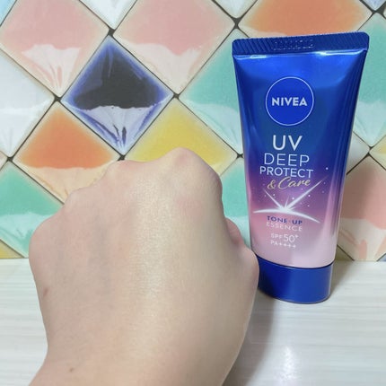 ニベアUV ディープ プロテクト&ケア トーンアップ エッセンス/ニベア/日焼け止めローションを使ったクチコミ(3枚目)
