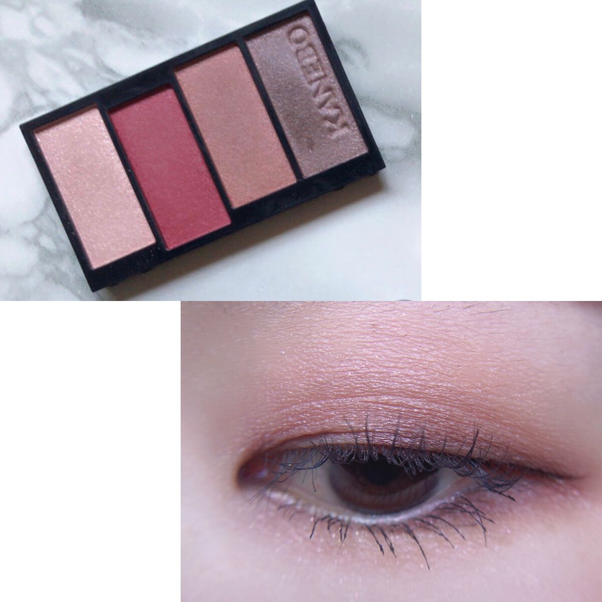 あゆみ on LIPS 「・\#todaysmake/・アイシャドウ☑@kanebo#n..」(2枚目)