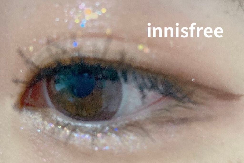 トゥインクル グリッター/innisfree/リキッドアイライナーを使ったクチコミ(8枚目)