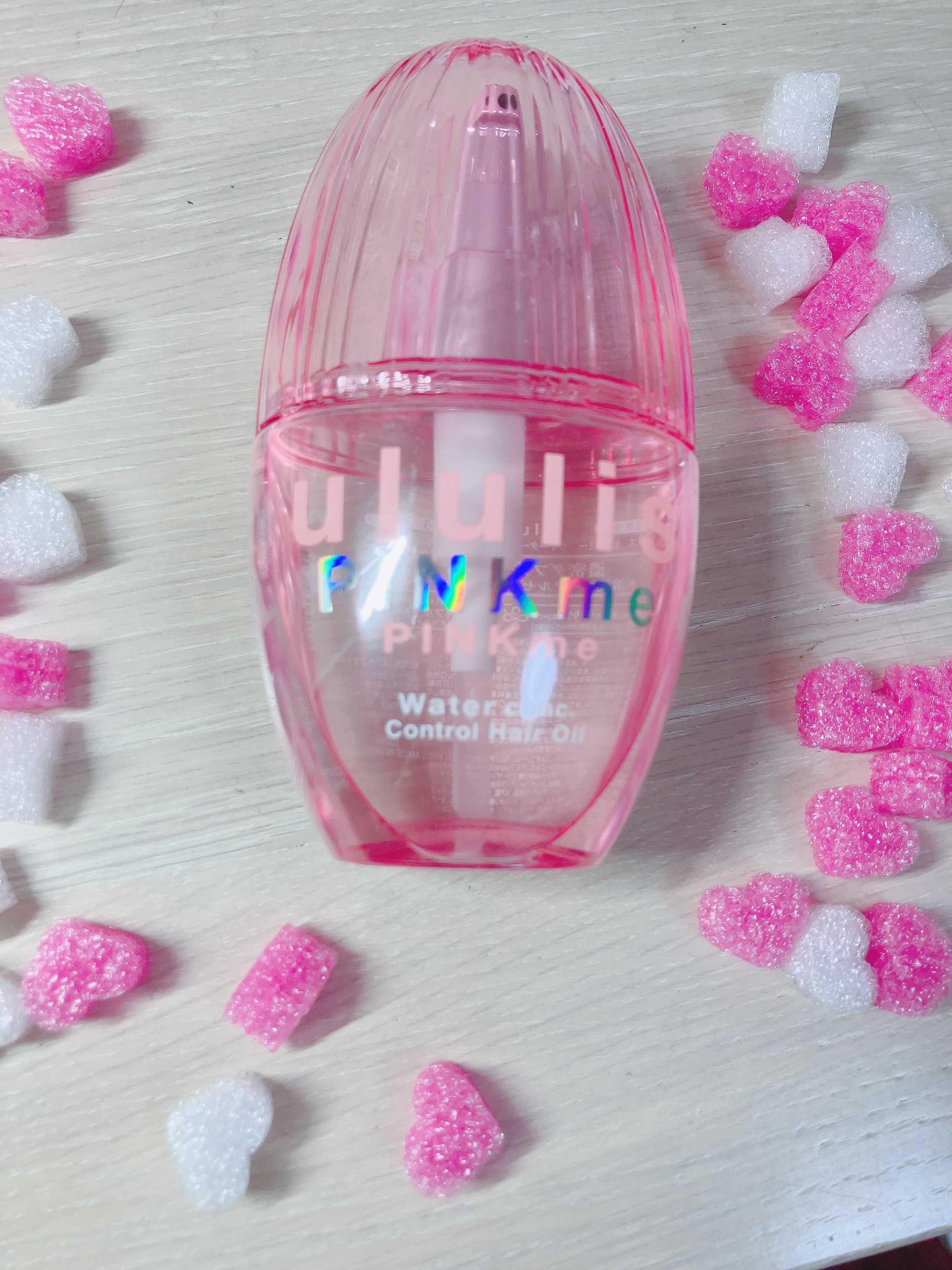 ピンクミー ウォーターコンク コントロール ヘアオイル/ululis/ヘアオイルを使ったクチコミ（2枚目）