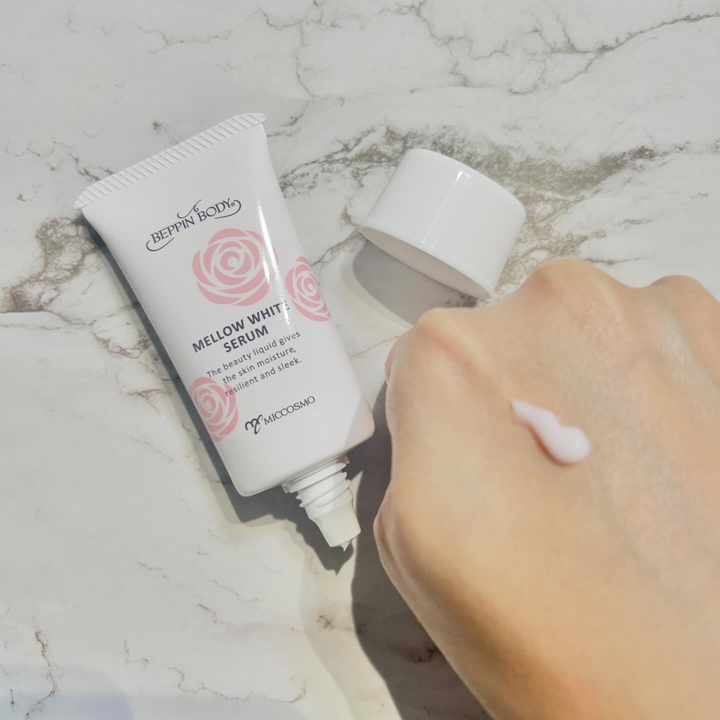 バージンホワイトセラム/べっぴんボディ/ボディクリームを使ったクチコミ（2枚目）