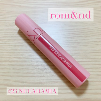 ジューシーラスティングティント/rom&nd/リップティントを使ったクチコミ(1枚目)