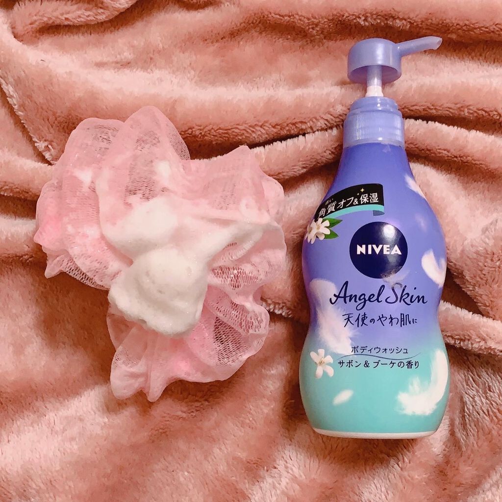 エンジェルスキン ボディウォッシュ サボン&ブーケの香り/ニベア/ボディソープを使ったクチコミ(9枚目)