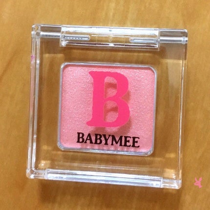 ニュアンスカラー シャドウ コーラルピンク/BABYMEE/単色アイシャドウを使ったクチコミ(1枚目)