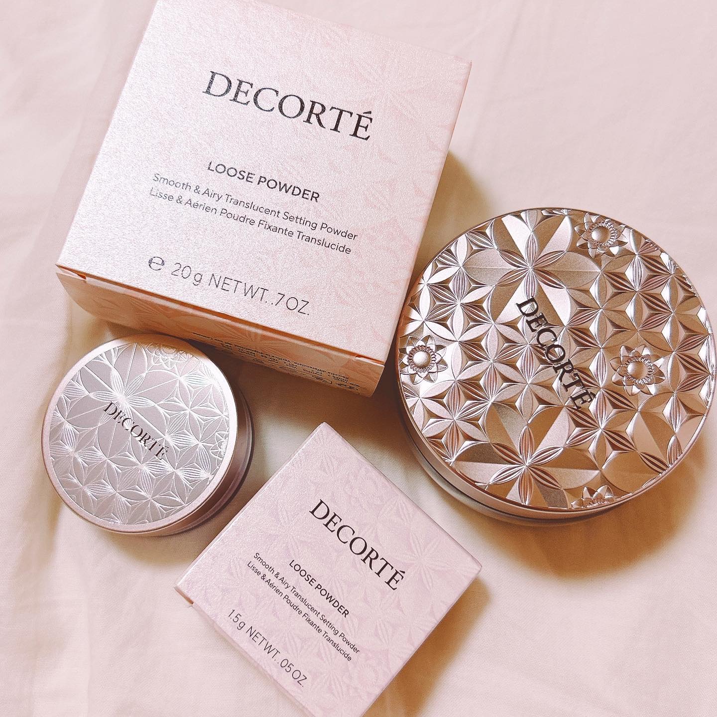 ルース パウダー 04 shimmering ivory/DECORTÉ/ルースパウダーを使ったクチコミ（1枚目）