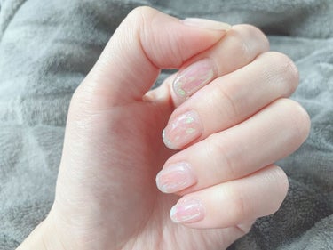 セリア Gel Nailのクチコミ「【セリアのみ】最近のお気に入りセルフジェルネイル

最後に動画も載せてみました！


最近色ん.....」（2枚目）