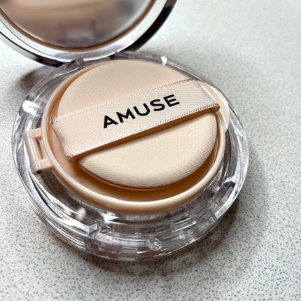 スキンチューンヴィーガンカバークッション/AMUSE/クッションファンデーションを使ったクチコミ(3枚目)
