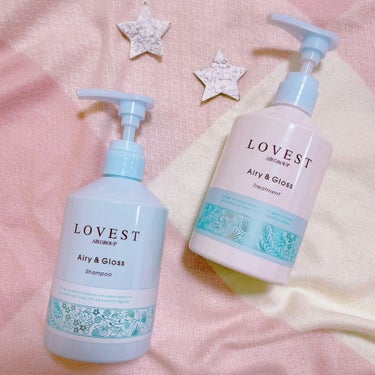 エアリーアンドグロス シャンプー／トリートメント /LOVEST by air Salon Quality Hair Care/シャンプー・コンディショナーを使ったクチコミ（1枚目）