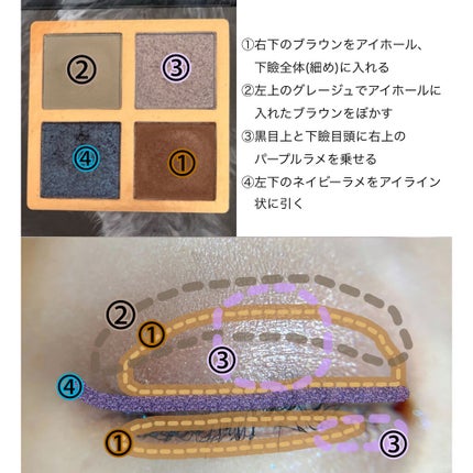 Venus Marble アイシャドウキャットシリーズ/Venus Marble/アイシャドウパレットを使ったクチコミ(4枚目)