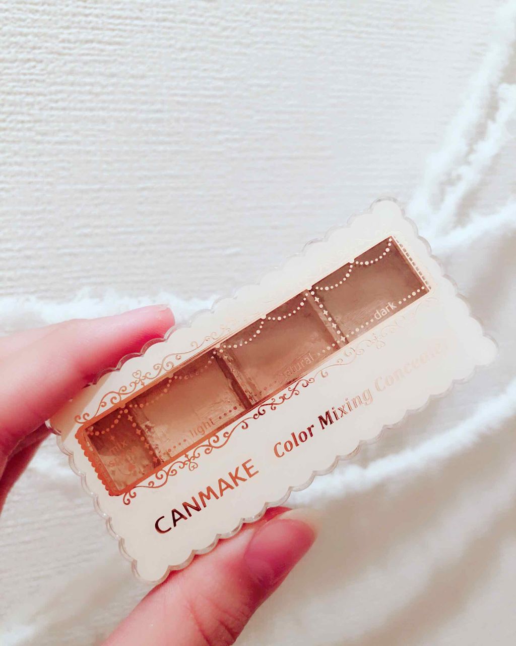 カラーミキシングコンシーラー/キャンメイク/パレットコンシーラーを使ったクチコミ（1枚目）