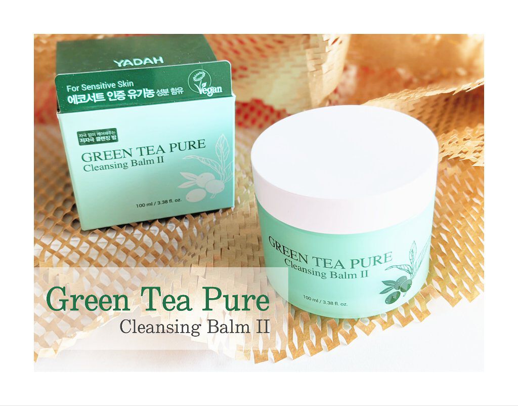 グリーンティーピュアクレンジングバームⅡ/YADAH/クレンジングバームを使ったクチコミ（1枚目）
