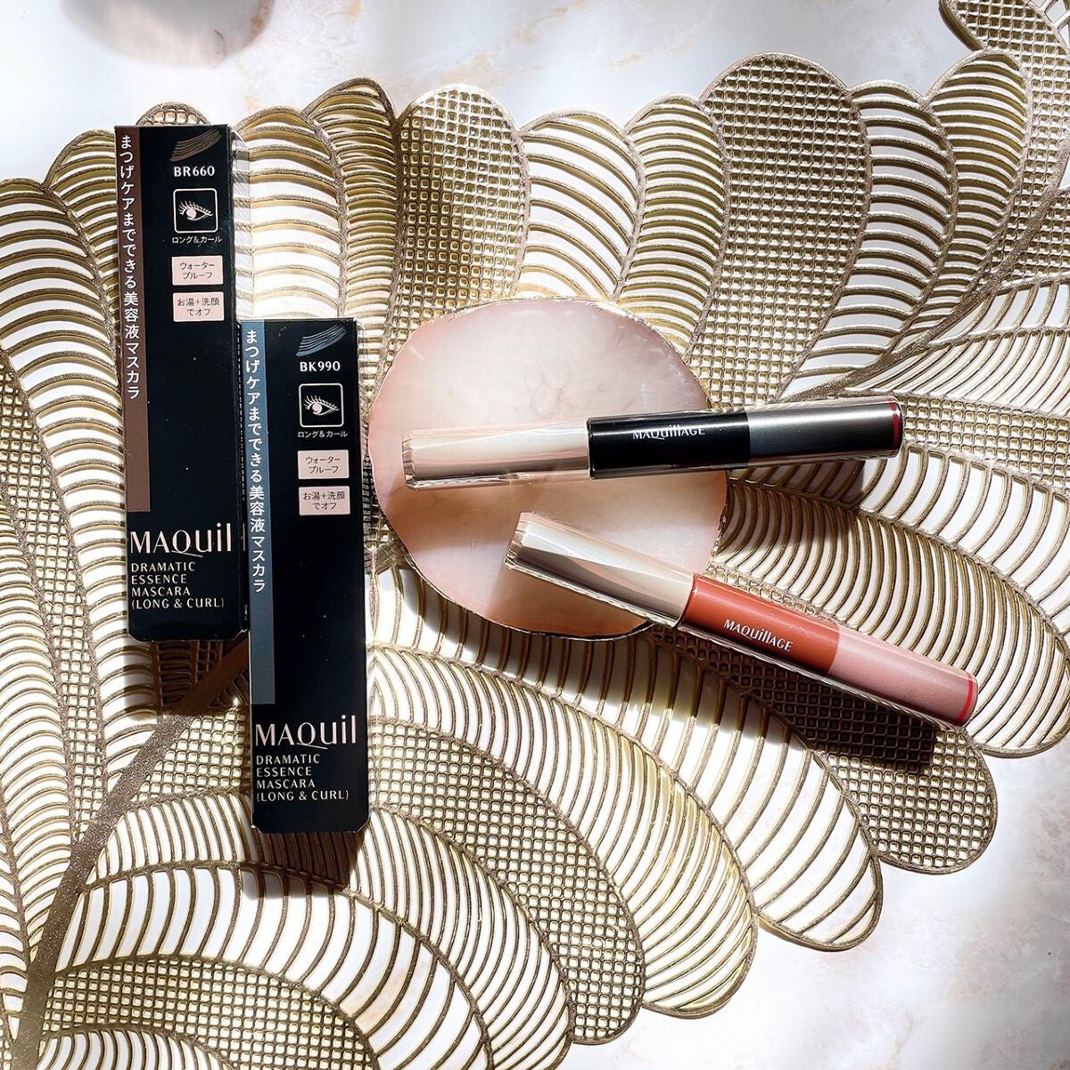 ドラマティックエッセンスマスカラ (ロング&カール)/マキアージュ/マスカラを使ったクチコミ(1枚目)