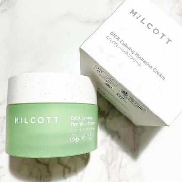 MILCOTT Cハイドレーションクリームのクチコミ「🤍【 MILCOTT 】CICA成分配合 ハリのある肌に！ gel cream 🤍

━━━━.....」（1枚目）