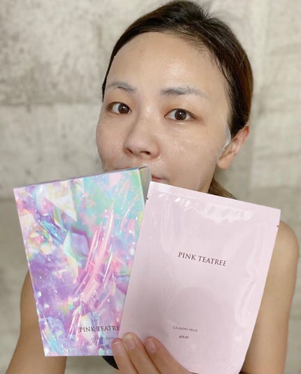 ピンクティーツリーマスクパック/APLIN/シートマスク・パックを使ったクチコミ(1枚目)