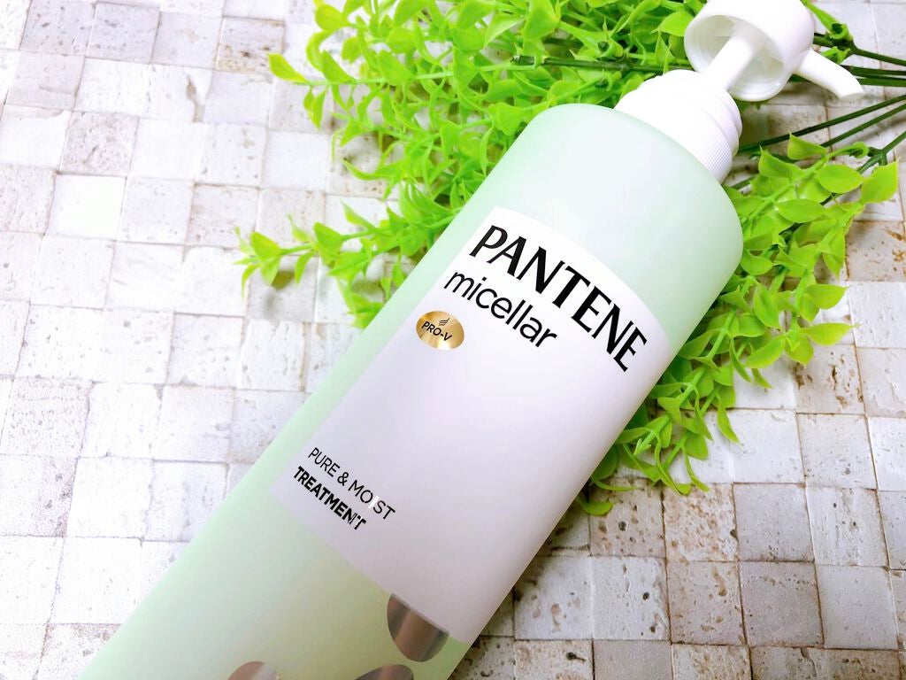 PRO-V ミセラー ピュア&モイスト ノンシリコンシャンプー/トリートメント/パンテーン/市販シャンプーを使ったクチコミ(5枚目)