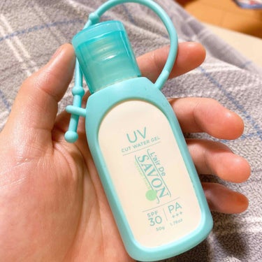 レールデュサボン UVカットジェル(旧)のクチコミ「1歳から使える日焼け止め☀️
持ち運び用ストラップ付き😎

この２つだけ取っても買って良かった.....」（1枚目）