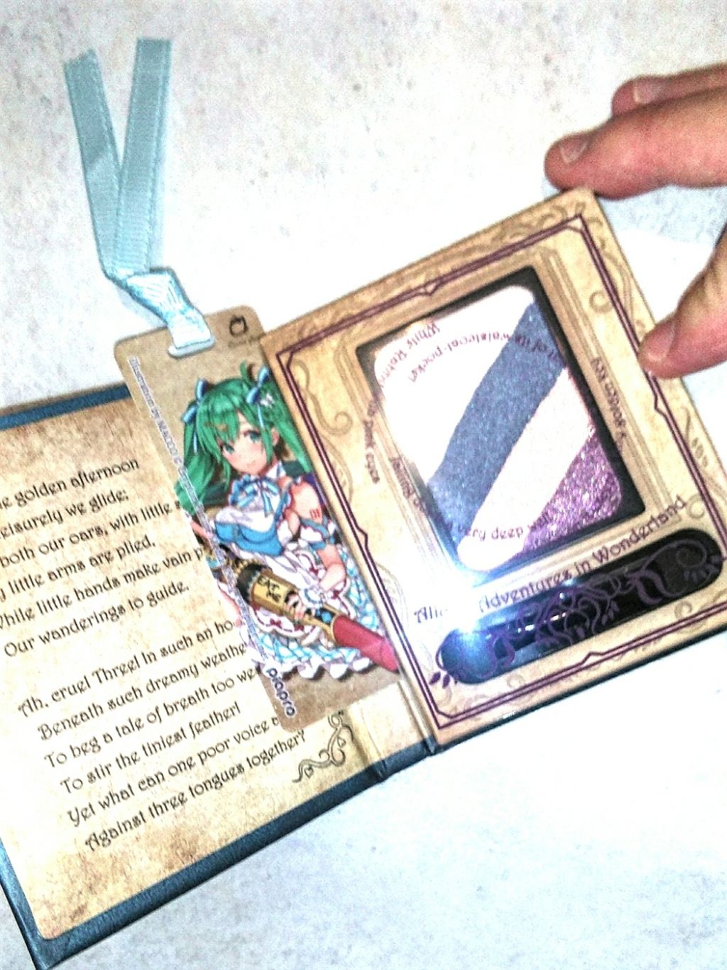 童話コスメ✕初音ミク 洋古書アイシャドウ/cosme play/アイシャドウパレットを使ったクチコミ（2枚目）