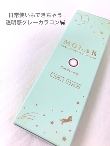 MOLAK 1day ダズルグレー/MOLAK/ワンデー（１DAY）カラコンを使ったクチコミ（1枚目）