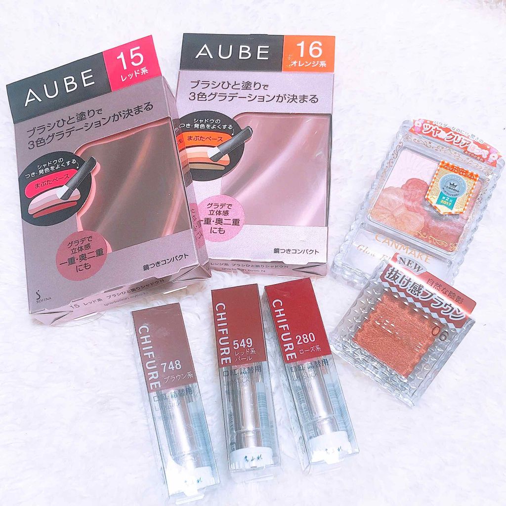 グロウフルールチークス/キャンメイク/パウダーチークを使ったクチコミ（1枚目）