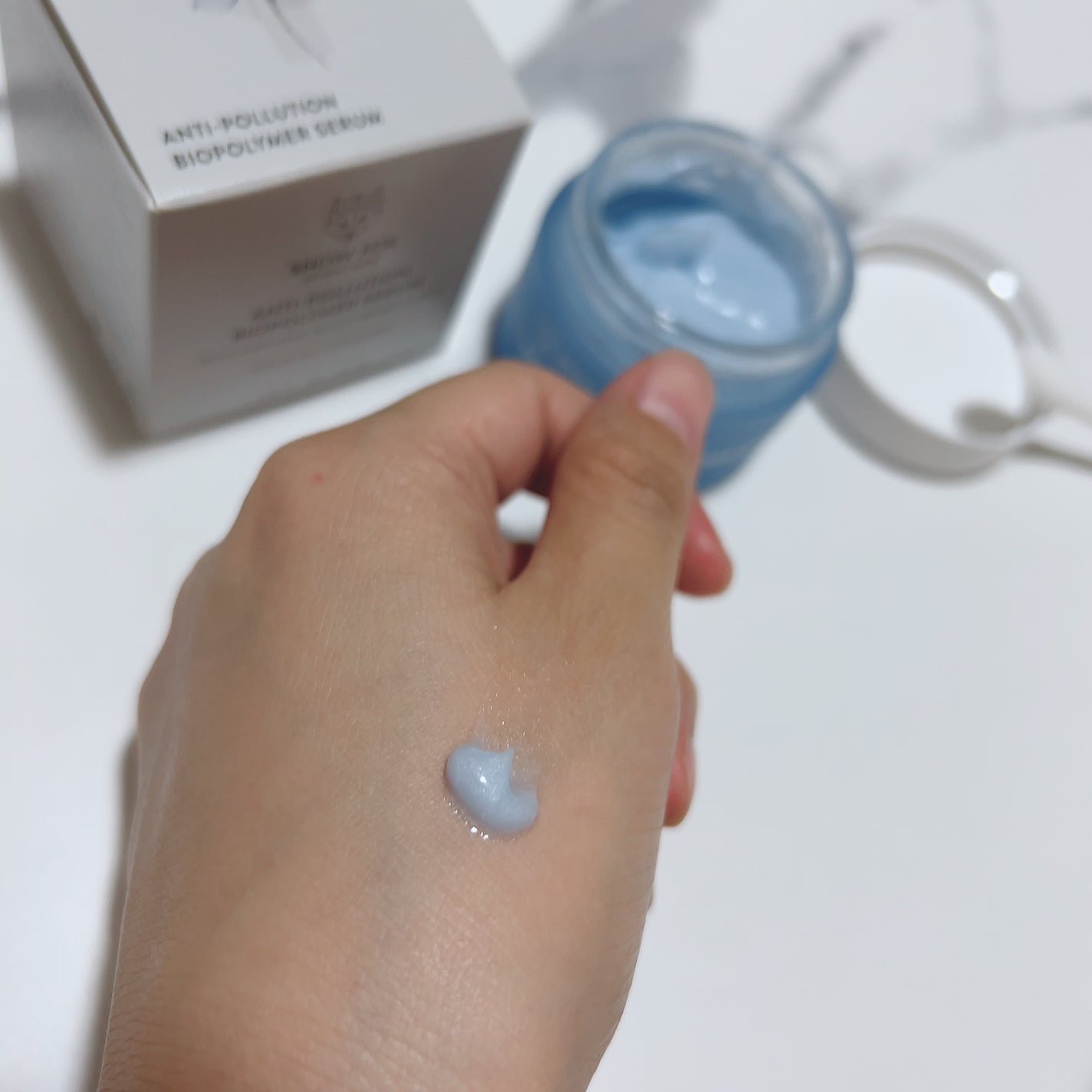 デイリー カバー ジェルセラム/SNOW FOX SKINCARE/フェイスクリームを使ったクチコミ(3枚目)