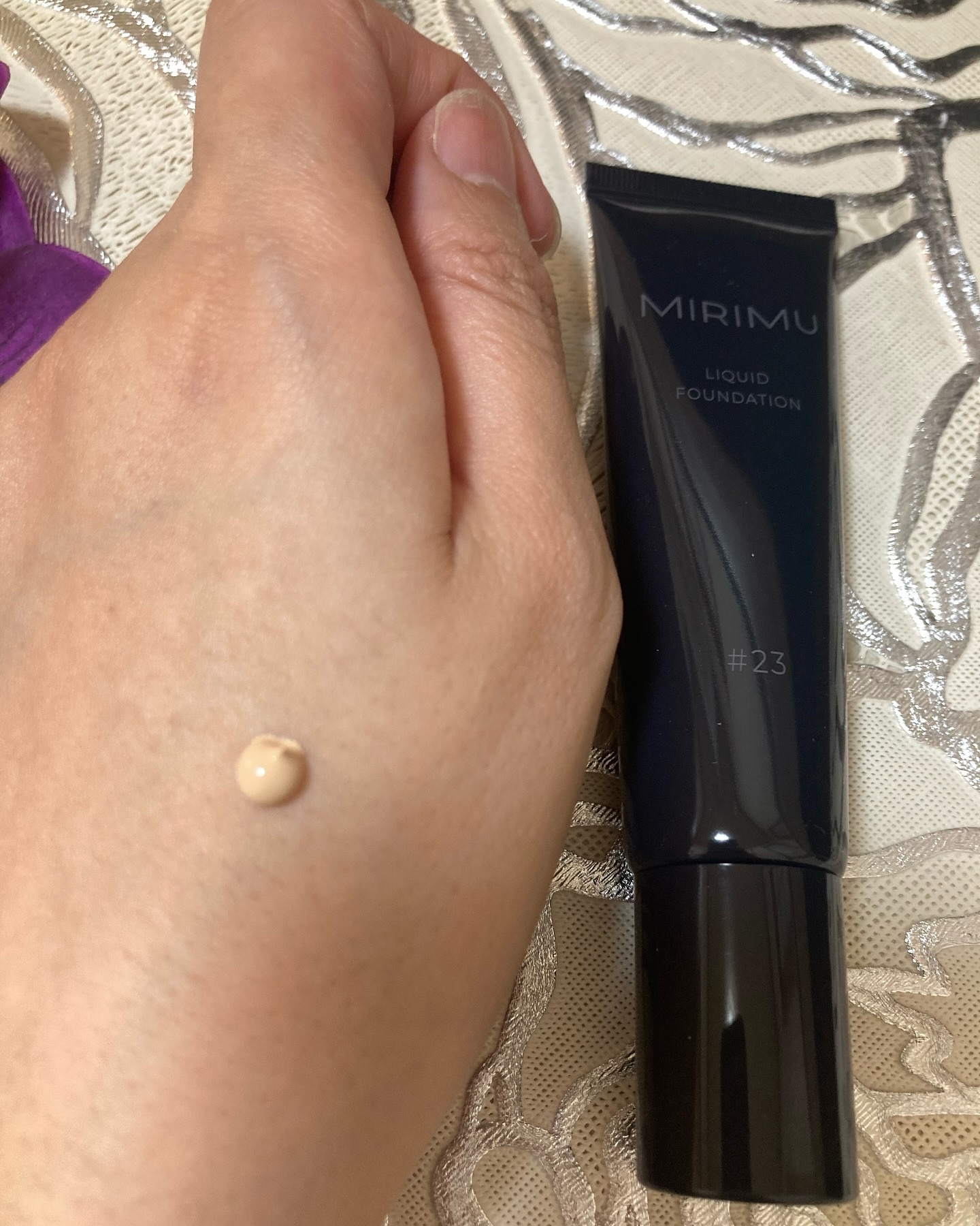 リキッドファンデーション #23/MIRIMU/リキッドファンデーションを使ったクチコミ（3枚目）
