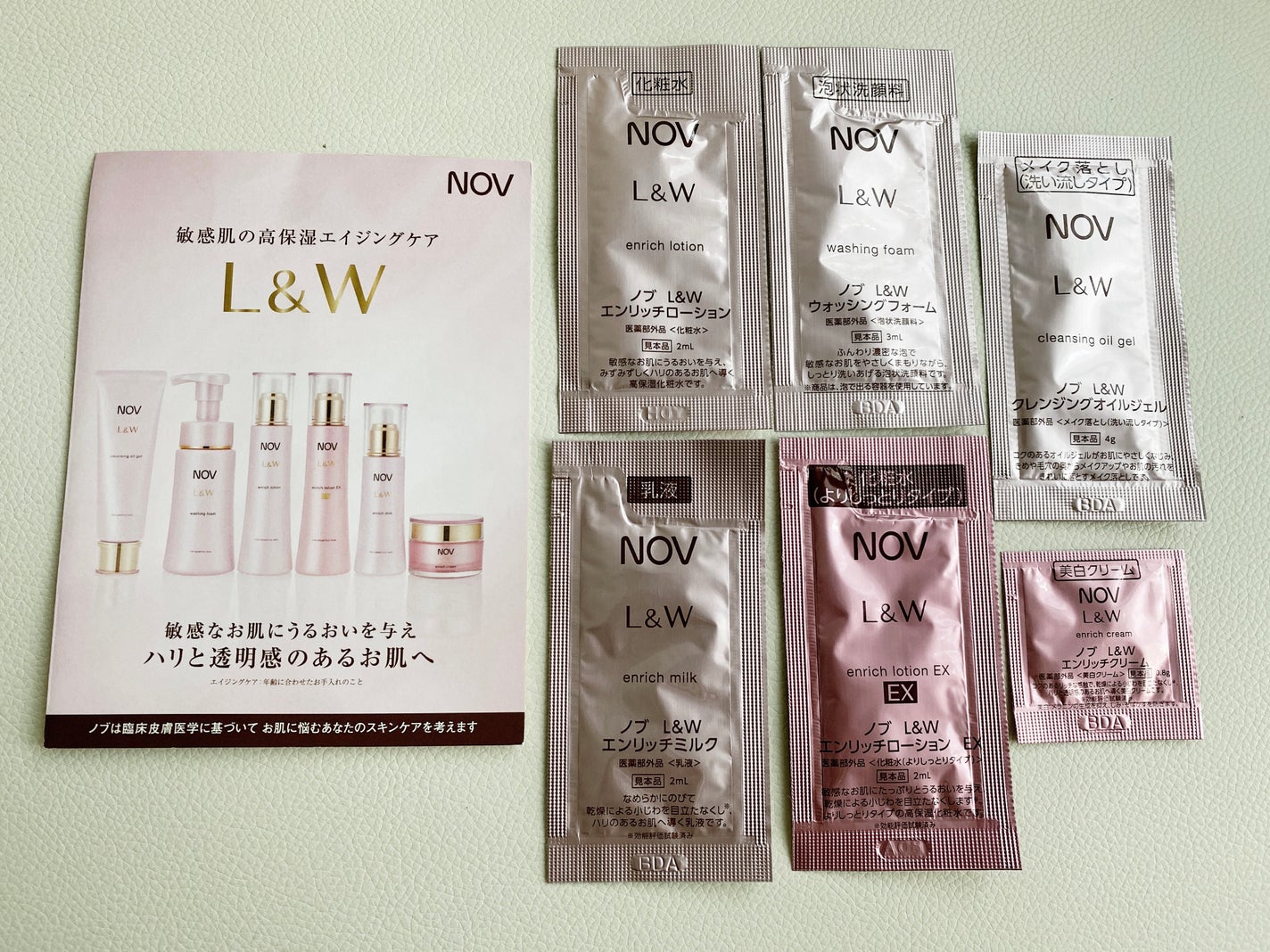 L&W エンリッチクリーム/NOV/フェイスクリームを使ったクチコミ(1枚目)