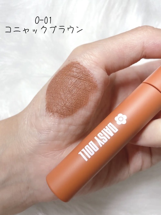 カラー マスカラ O-01/DAISY DOLL by MARY QUANT/マスカラを使ったクチコミ（2枚目）