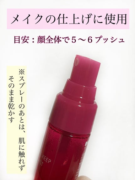 メイク キープ ミストEX +/コーセーコスメニエンス/ミスト状化粧水を使ったクチコミ(5枚目)