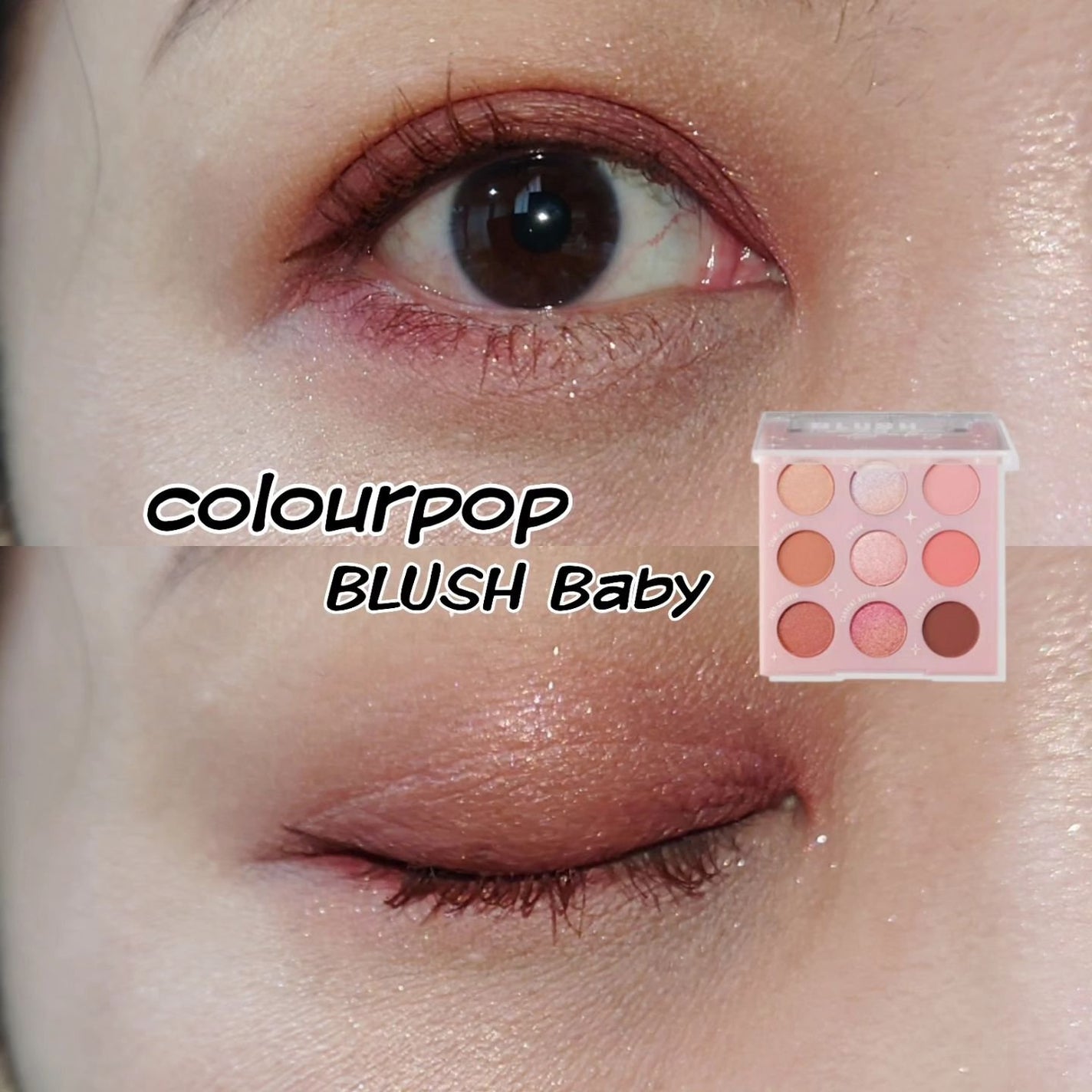 BLUSH Baby/ColourPop/アイシャドウパレットを使ったクチコミ(1枚目)