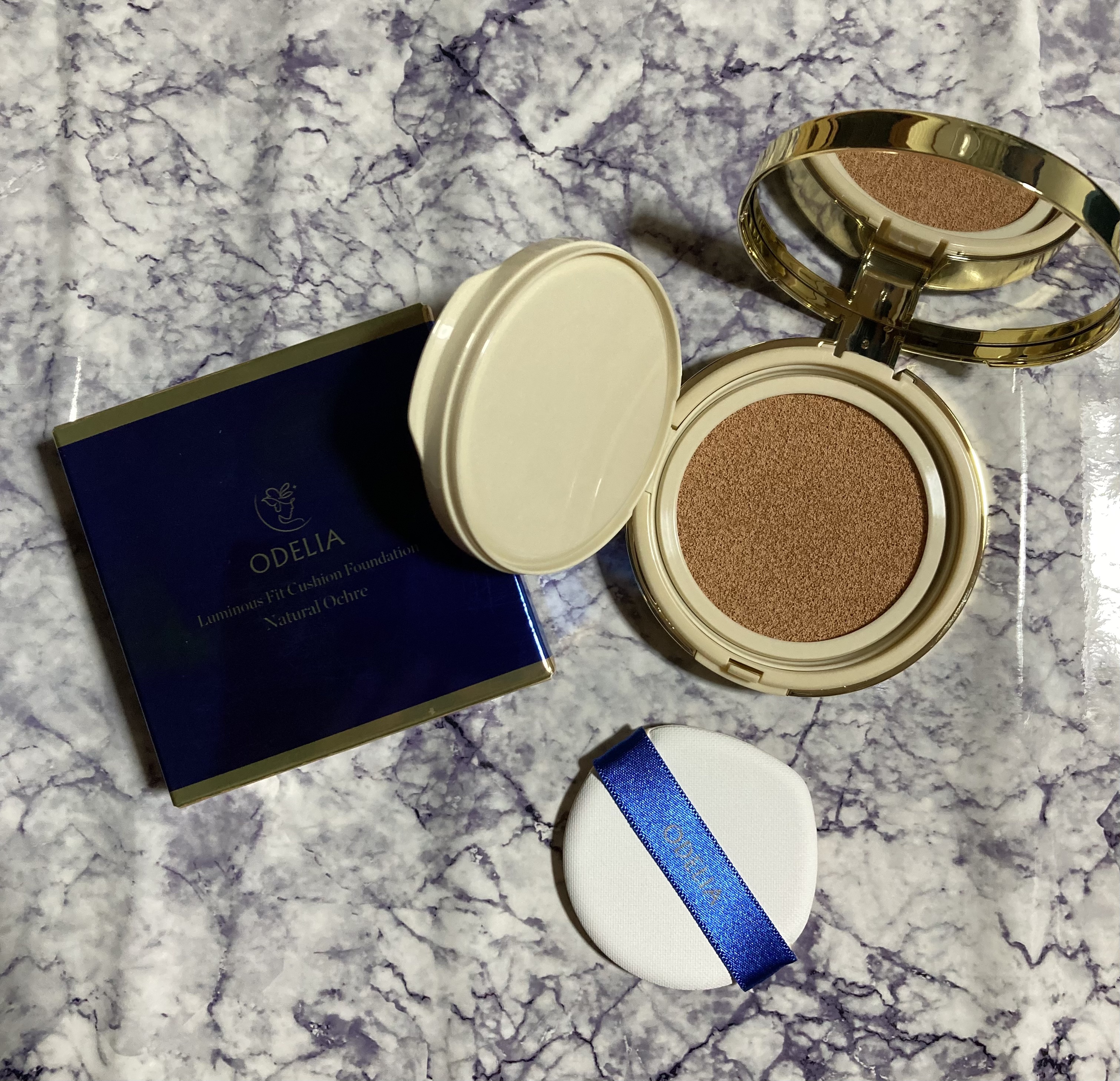 ルミナスフィット クッションファンデーション  02 ナチュラルオークル/ODELIA/クッションファンデーションを使ったクチコミ（2枚目）