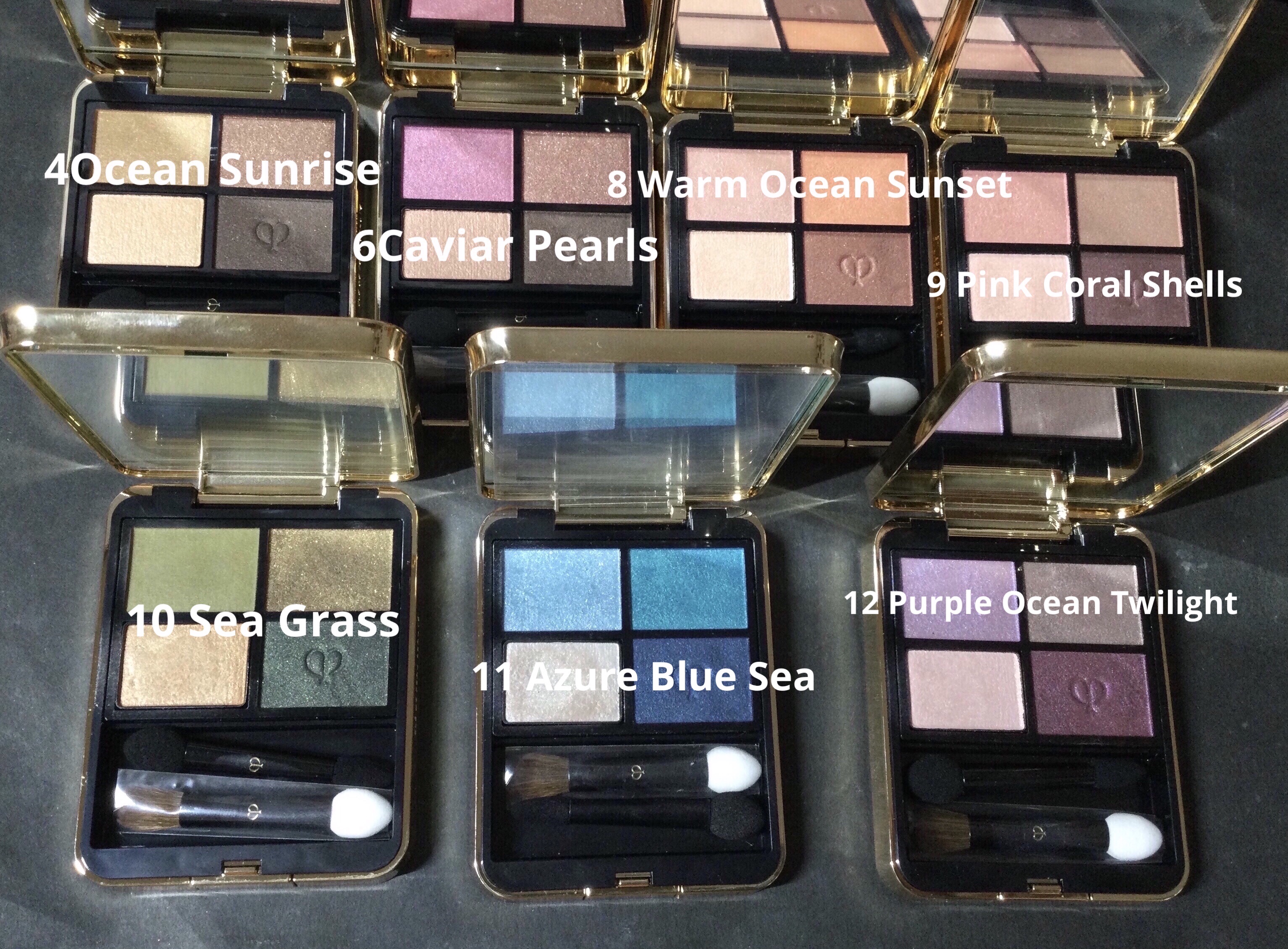 オンブルクルールクアドリ 10 Sea Grass（レフィル）/クレ・ド・ポー ボーテ/アイシャドウパレットを使ったクチコミ（2枚目）