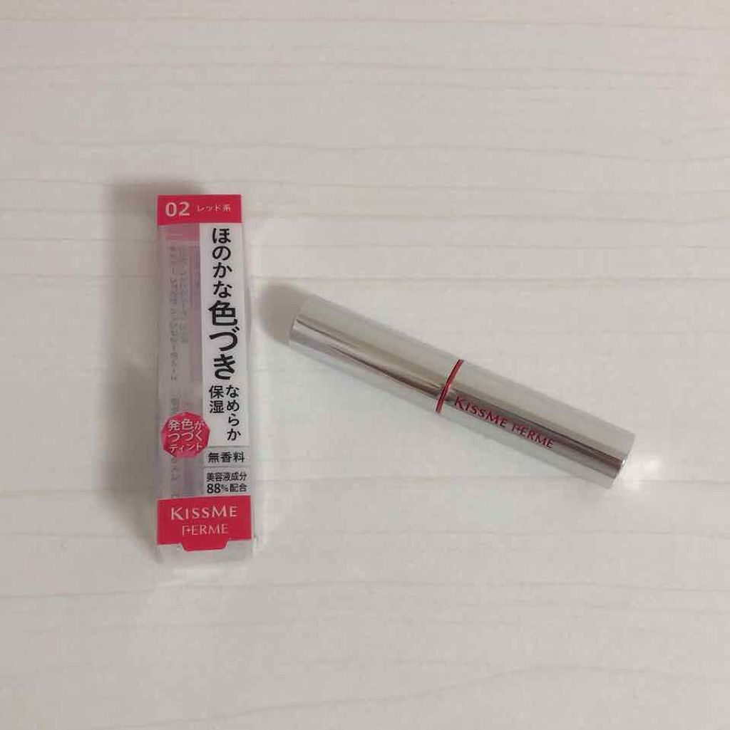 リップカラー&ベース/キスミー フェルム/口紅を使ったクチコミ（1枚目）