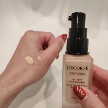 ゼン ウェア フルイド/DECORTÉ/リキッドファンデーションを使ったクチコミ(4枚目)