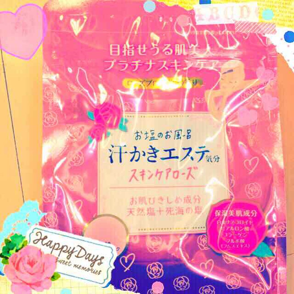汗かきエステ気分 スキンケアローズ/マックス/保湿系入浴剤を使ったクチコミ（1枚目）