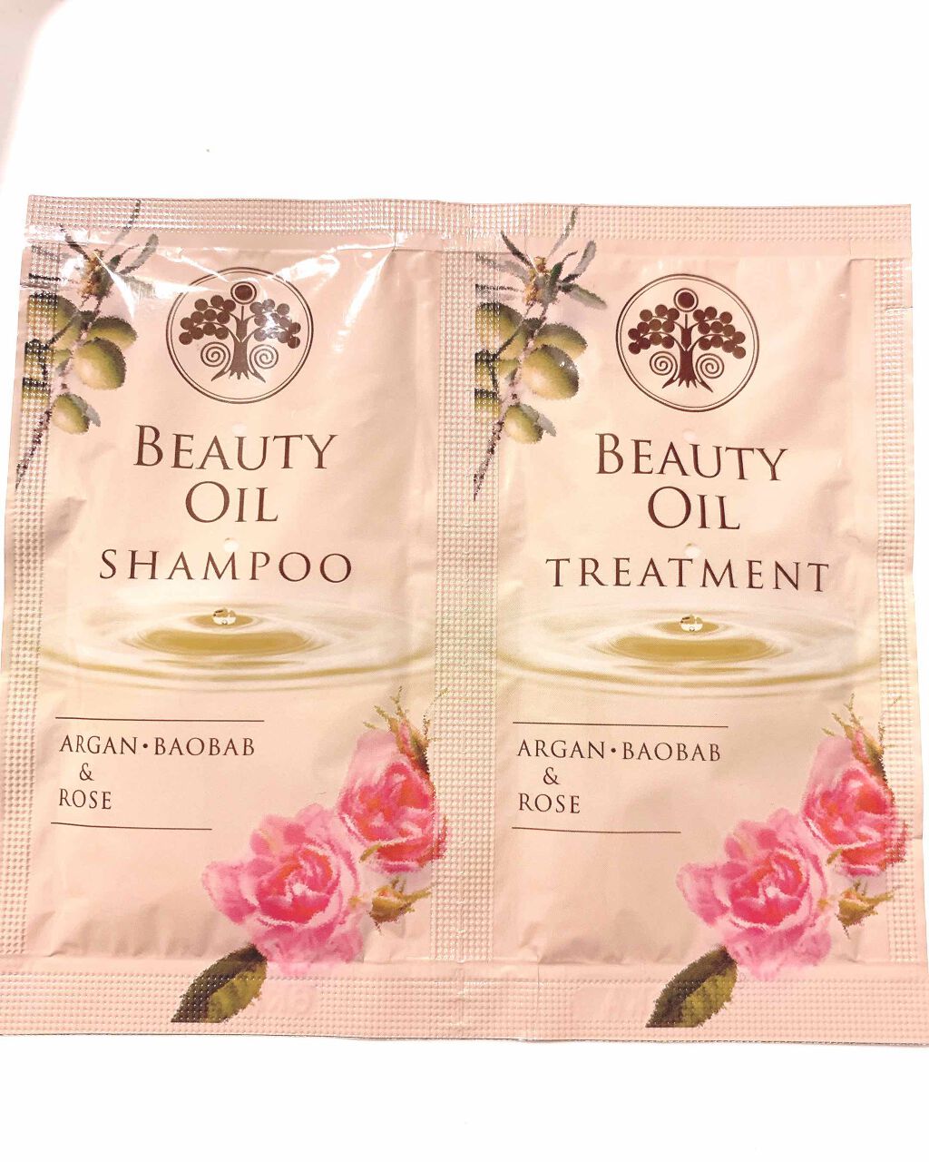 ビューティーオイルシャンプー／トリートメント アルガン・バオバブ＆ローズ/生活の木/シャンプー・コンディショナーを使ったクチコミ（1枚目）