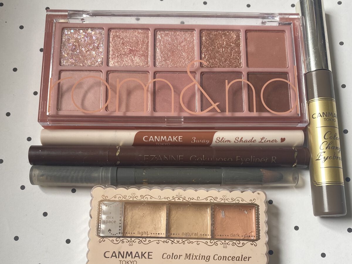 ブラシ付 アイブロウ 05 グレー/CEZANNE/アイブロウペンシルを使ったクチコミ（2枚目）