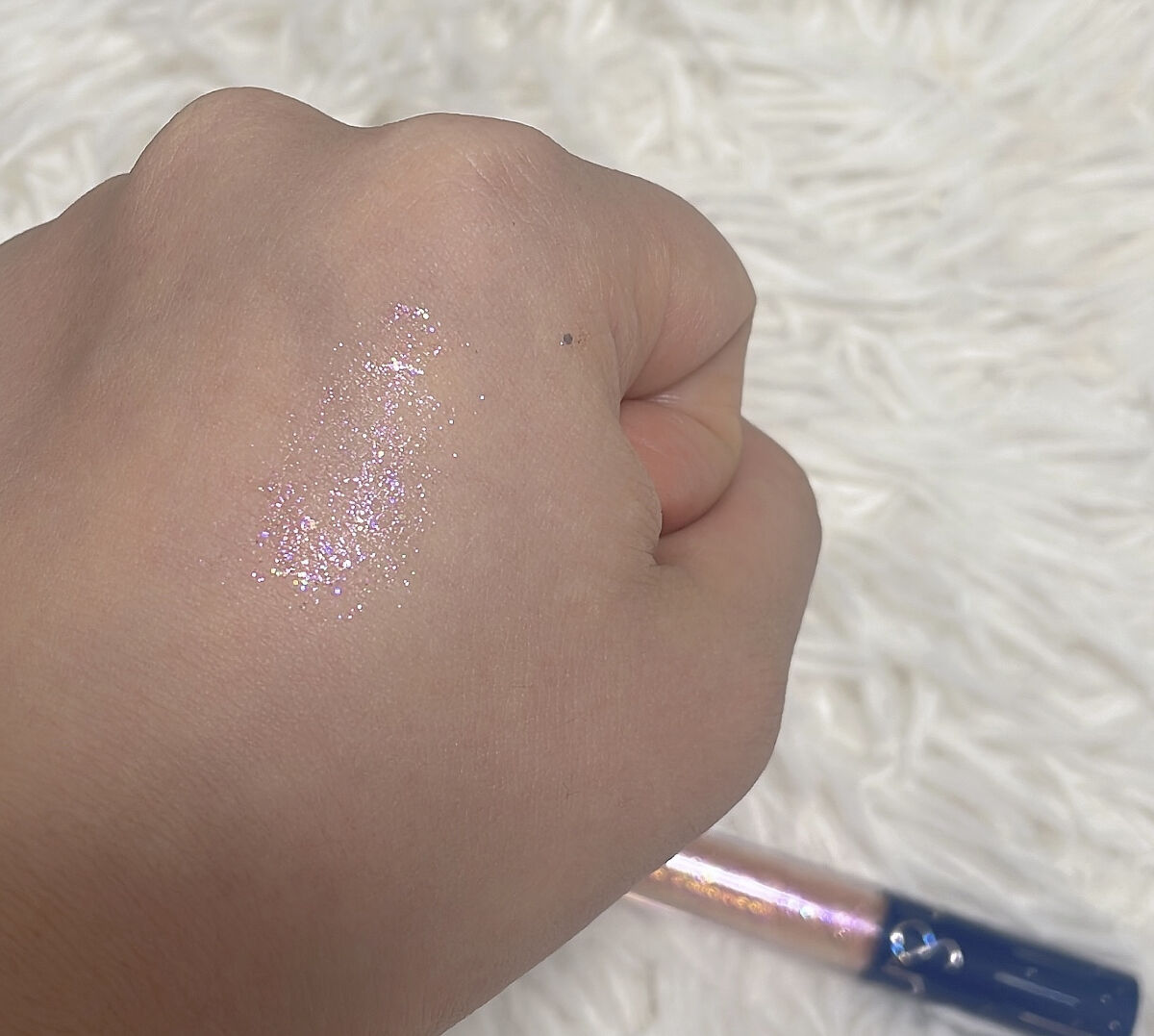 リキッド グリッター シャドウ/rom&nd/グリッターを使ったクチコミ（2枚目）
