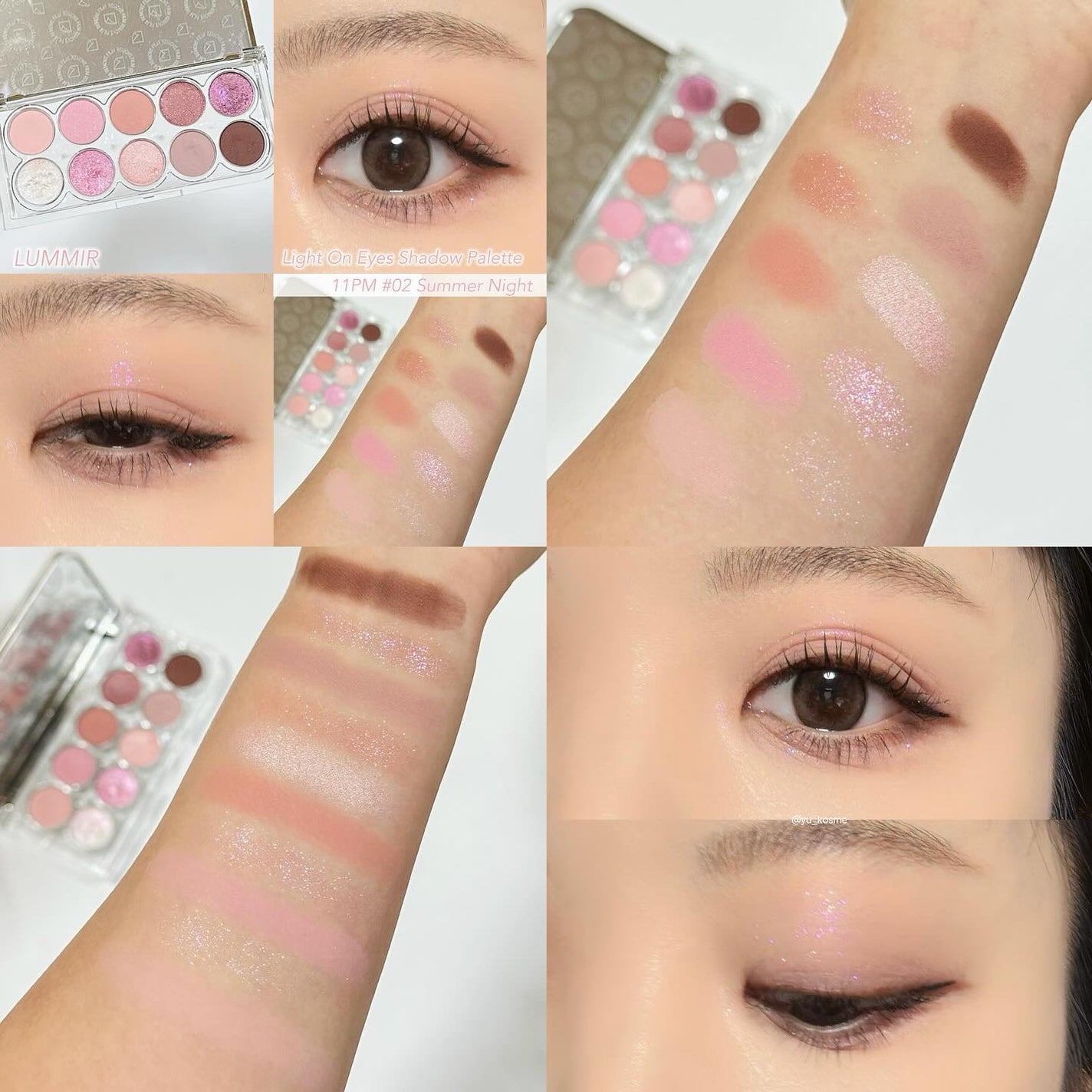 ライトオンアイズシャドウパレット/ルミル/アイシャドウパレットを使ったクチコミ(8枚目)