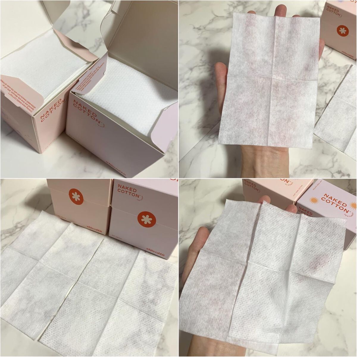 NAKED COTTON CLASSIC/White Rabbit/コットンを使ったクチコミ(4枚目)