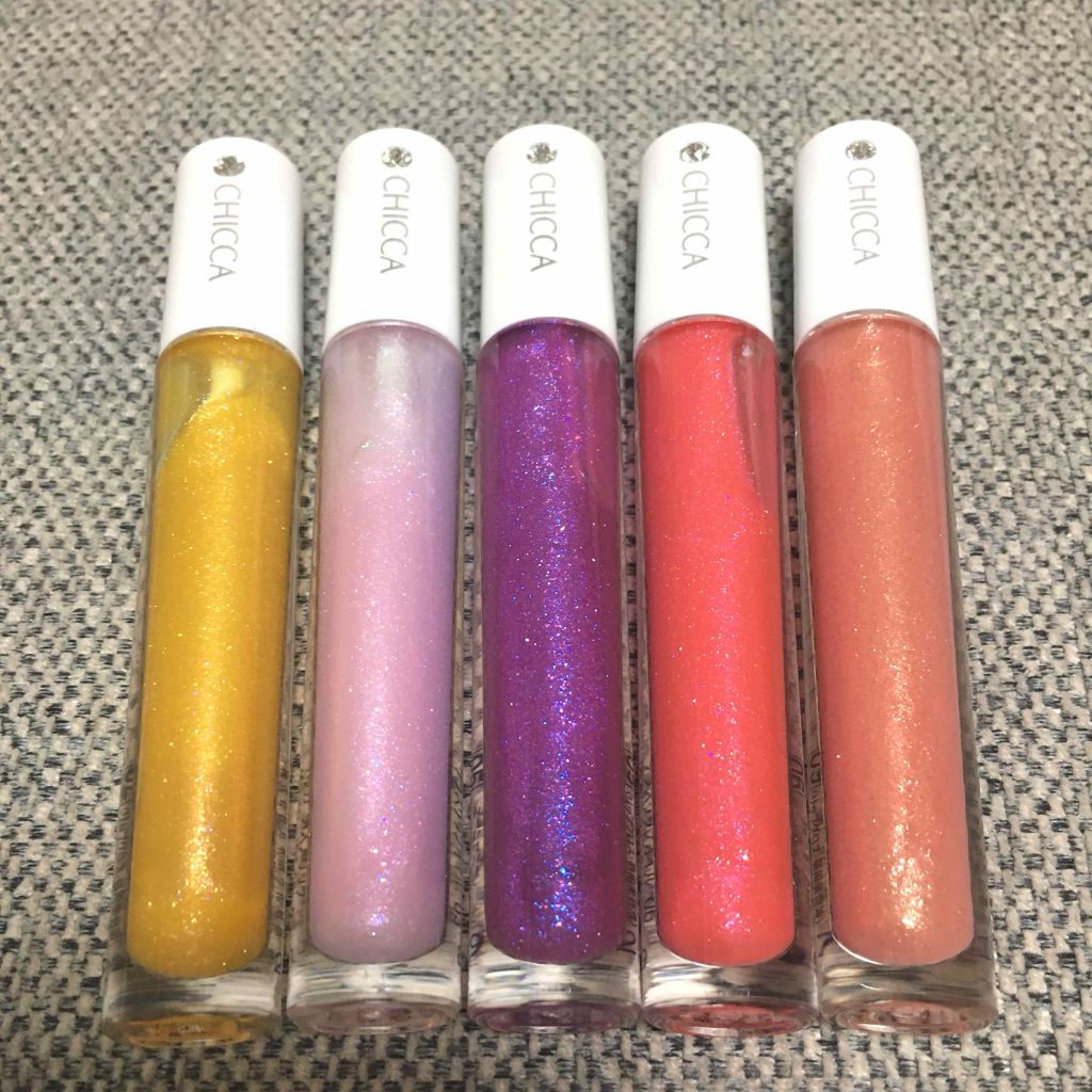 メスメリック グラスリップオイル/CHICCA/リップグロスを使ったクチコミ（1枚目）