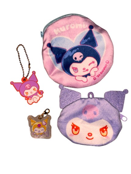 DAISO サンリオコラボポーチのクチコミ「♡DAISO
クロミちゃんくじ
クロミちゃん20thAnniversaryなので、全5種×5.....」(1枚目)