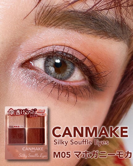 シルキースフレアイズ(マットタイプ)/キャンメイク/アイシャドウパレットを使ったクチコミ(1枚目)