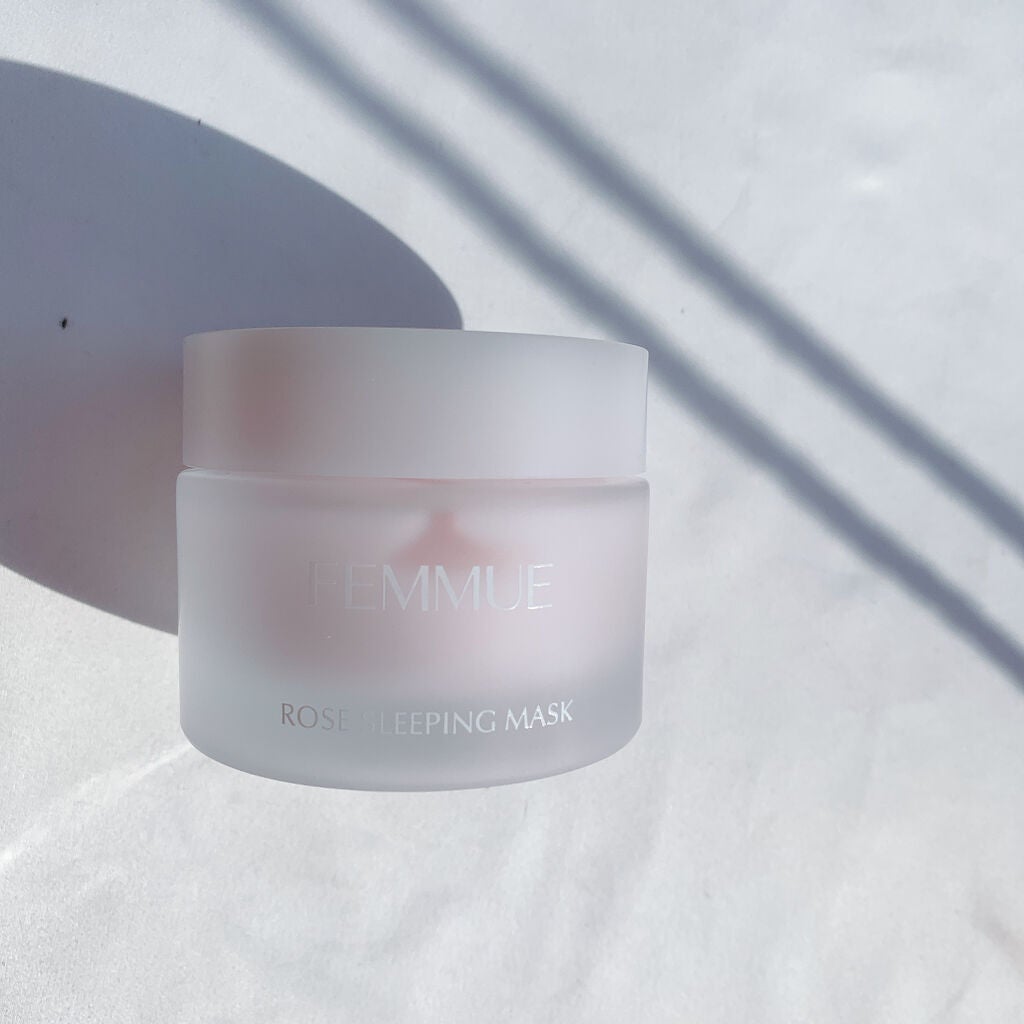 ローズウォーター スリーピングマスク/FEMMUE/フェイスクリームを使ったクチコミ(1枚目)