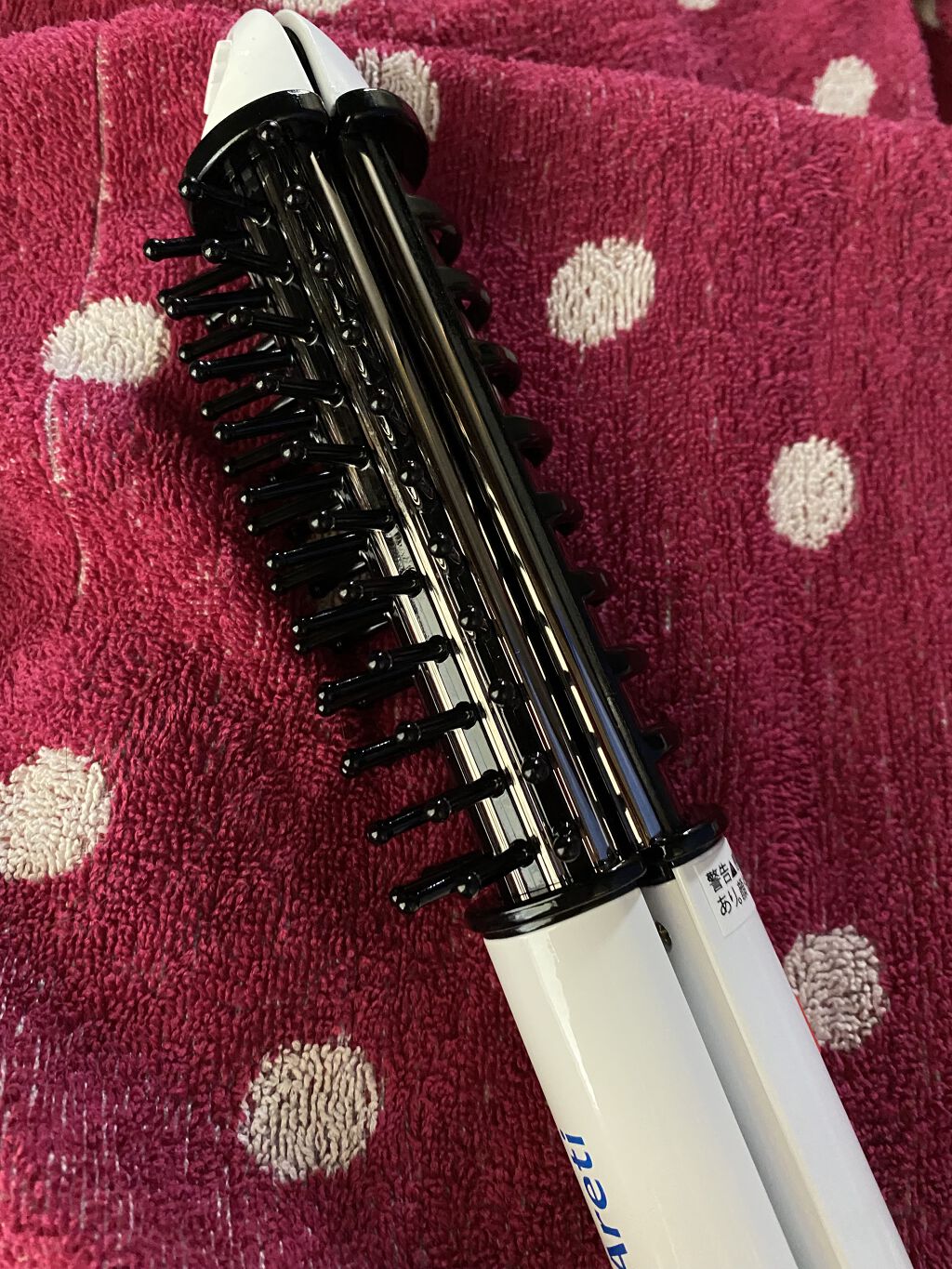 マイナスイオン オールインワン ヘアアイロン(カール、ロールブラシ、ストレート) ART．i38/Areti./その他ヘアアイロンを使ったクチコミ（1枚目）